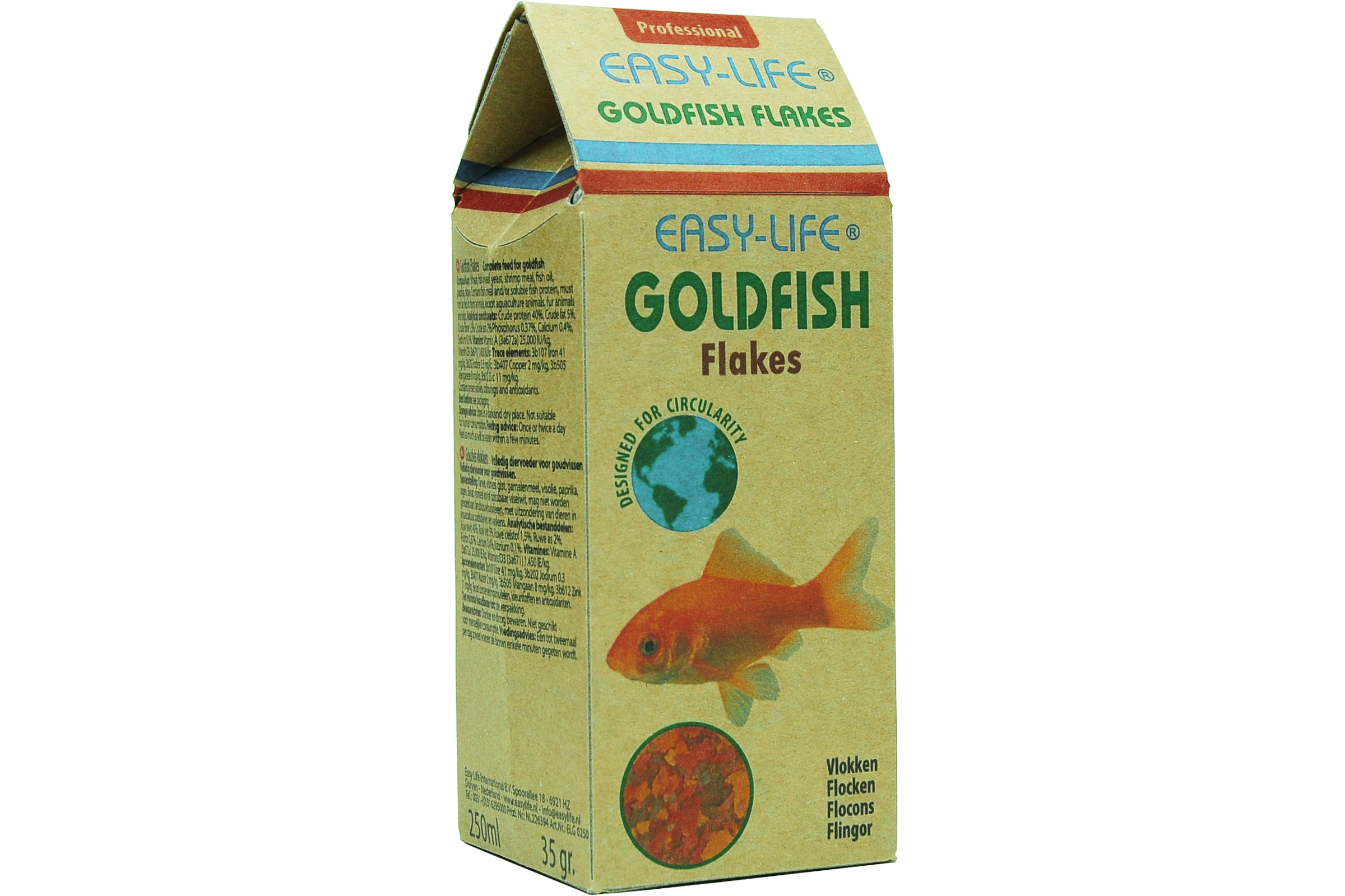 Easy-Life Goldfish, Goldfisch-Flocken, 250 ml